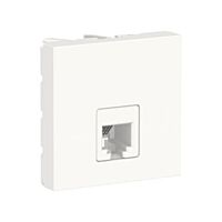 Zásuvka Unica tel. RJ12 6 kontaktů bílá