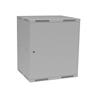 SOLARIX Rozvaděč SENSA LITE 12U 450mm, nástěnný 19", dveře plech