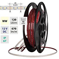 Pásek LED SMD t.b. 7,2W/m 12V IP67 5m