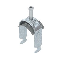 OBO BETTERMANN Třmenová příchytka, 1-nás, 40-46mm, Ocel, St, žárově zinkováno ponorem, DIN EN ISO 1461 typ BS-H1-K-46 FT