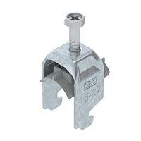 OBO BETTERMANN Třmenová příchytka, 1-nás, 16-22mm, Ocel, St, žárově zinkováno ponorem, DIN EN ISO 1461 typ BS-N1-K-22 FT