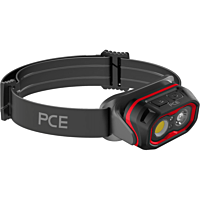 PCE Svítilna LED S800, 2000mAh, 5 - 800lm, USB-C čelovka
