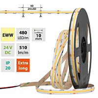 LED pásek COB EWW, 480LED/m, 5W/m, DC 24