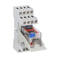 Relé 4SC 5A 24VDC,LED + patice