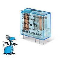 Relé FINDER 40.61.9.024.1000 250VAC 16A