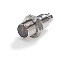 OMRON Snímač E3FC7003M fotoelektrický , M18 axiální, nerezové tělo, červená LED, detekce průhledných objektů, 500mm, NPN, L-ON/D-ON volitelně, M12 konektor