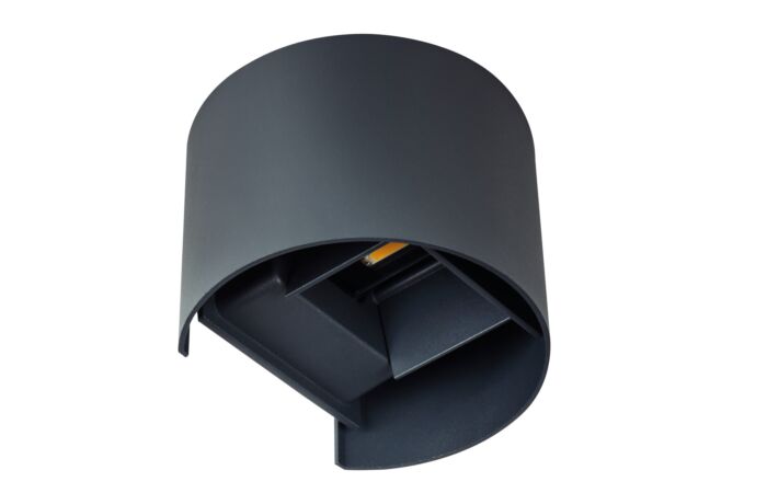 KANLUX LED Svítidlo REKA 7W 4000K kulaté, černý chrom