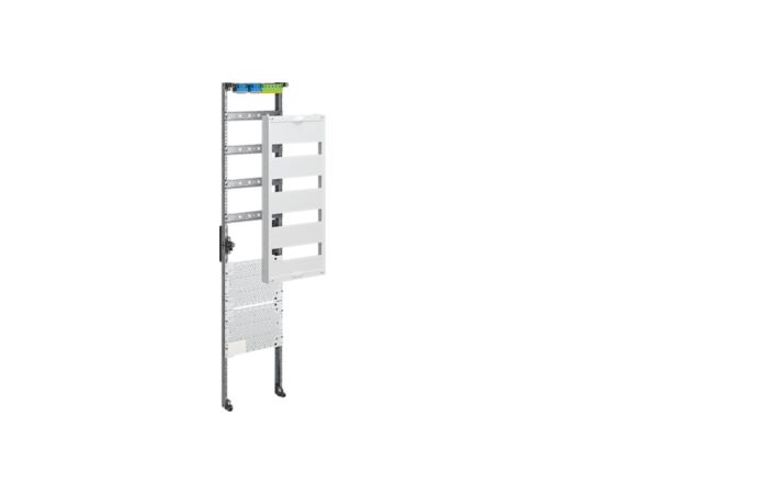 UM81M4 Rám multimediální s DIN lištami a