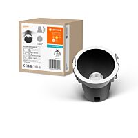 LEDVANCE Svítidlo LED zapuštěné bodové SPOT RECESS TWIST PRO 70mm 5W 3000K White Black IP20