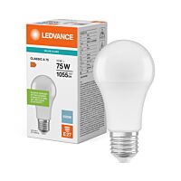 LEDVANCE Žárovka LED Classic A 75 V 10W 865 Frosted E27