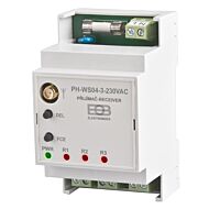 ELEKTROBOCK Přijímač PH-WS04-3 230VAC 3kanálový na DIN lištu