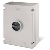 SCAME Spínač ISOLATOR plastový - 125A 4P IP55 standard, šedá