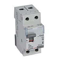 Chránič 2P 16A 10MA A TX3 LEGRAND