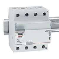 Chránič 40/4/0,03 411765 LEGRAND 10KA