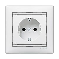 LEGRAND Zásuvka 774421 VALENA 2P+T SCHUKO bílá