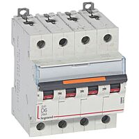 409844 DX3 JISTIČ 4P D6 25KA PL1 JISTIČE