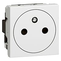 LEGRAND Zásuvka MOSAIC 2P+T 2M bílá