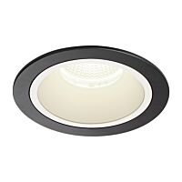 SLV Svítidlo LED NUMINOS® DL L, vnitřní zápustné stropní černá/bílá 4000 K 55°