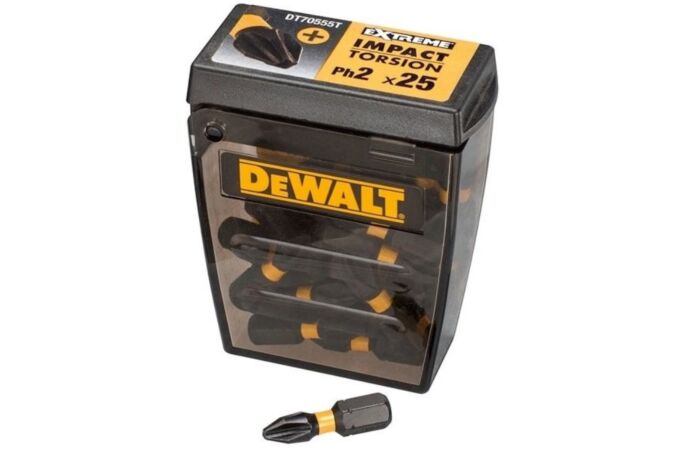 DeWALT Sada DT70555T bitů PH2 (25ks)