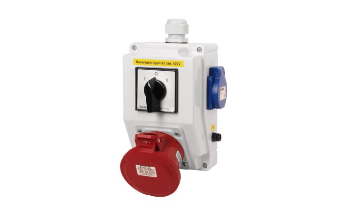 FAMATEL Kombinace SB315 2xzásuvka +spínač IP44