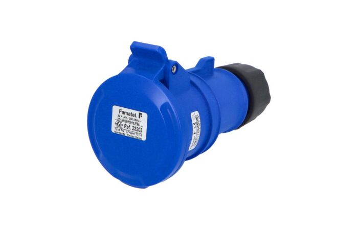 FAMATEL Spojka 23203 32A/230V 3P IP44 6h