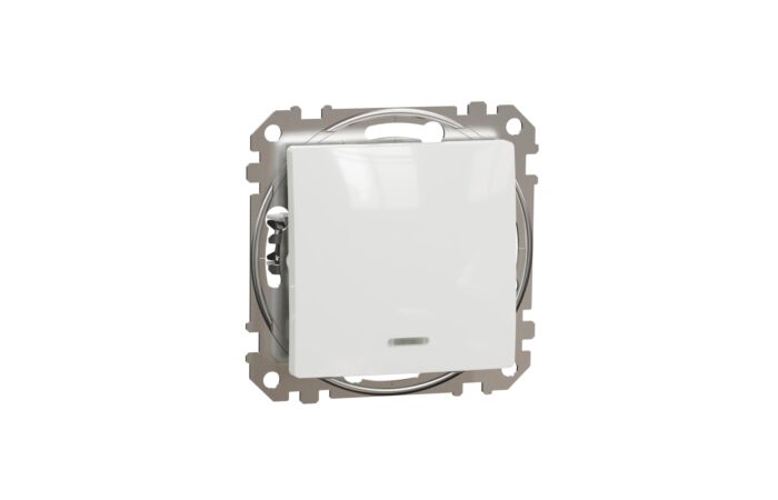 SCHNEIDER Sedna Design & Elements Tlačítko střídavé č.6So or. kontr. bílá