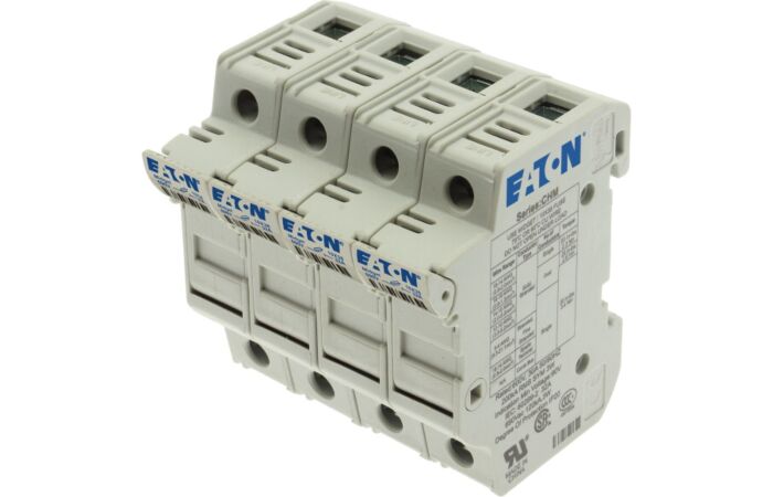 4Pole 30A 600V MFH For 10X38 Midget fuse