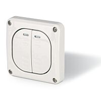 SCAME Vypínač PROTECTA č.5 10A pod omítku šedá IP66