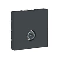 Zásuvka Unica TV indivi.1,5dB 2m antrac.