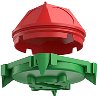 KAISER Krabice konická 45°, průměr 35 mm pro světla, do betonu