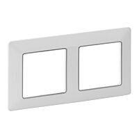LEGRAND Rámeček VALENA LIFE 754032 dvojnásobný bílá chrom