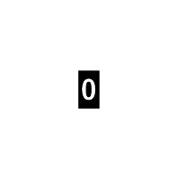 HELLERMANNTYTON Znak WIC2 "0" černá (1000ks)