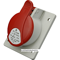 SEZ Zásuvka 32A/4P 400V IP54 vestavná (IEN 3243)