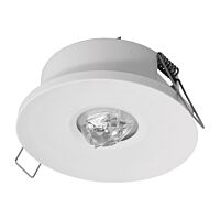 MODUS AXP optika "route", 2W LED 260 lm PREMIUM IP65/IP20 1h , stále svítící / svítící při výpadku, autotest, bílé, bat. PO4