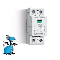 FINDER Svodič 7P0182601025, typ 1+2, pro 1- a 3-fázovou AC síť, varistor s jiskřištěm