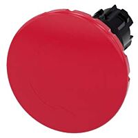 SIEMENS Tlačítko hřibové nouzového zastavení, 22 mm, kulaté, plast, červená, 60mm, odblokování otočením