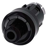 SIEMENS Spínač klíčový, 22 mm, kulatý, plast, černá barva, RFID, spínací úhel 3x45°