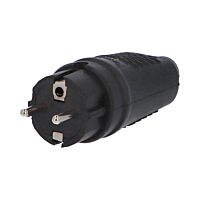 FAMATEL Vidlice 1107 IP44, GUMA, černá