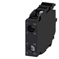 SIEMENS Modul kontaktní, 1 NO předstihový + 1 NC zpožděný, pozlacené kontakty, šroubová svorka