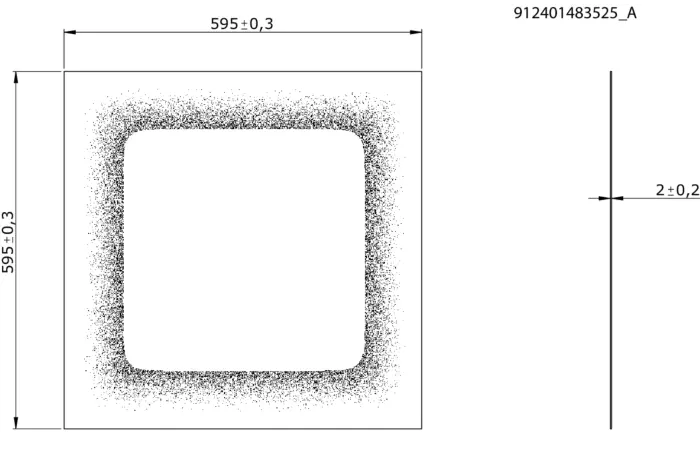 RC159Z Deco Square W60L60