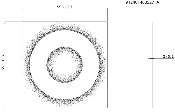 RC159Z Deco Double Circle W60L60