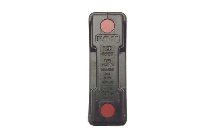 RED SPOT 20A BACK STUD CONNECTED BLACK