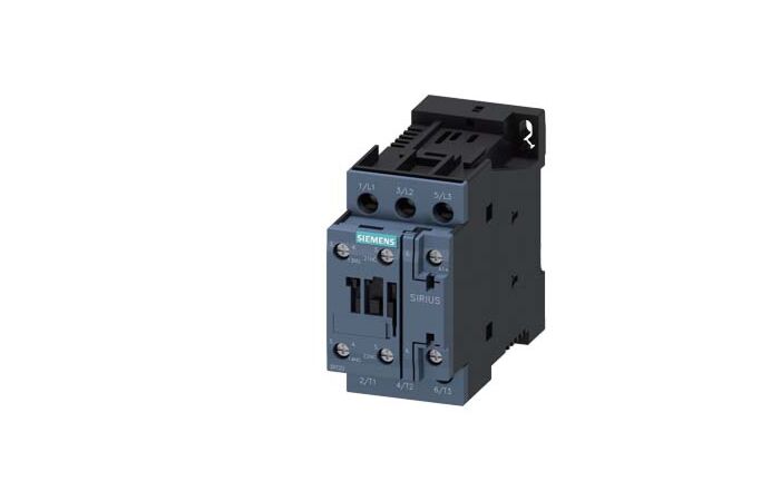 SIEMENS Stykač AC-3, 32A/15kW/400V, 3pólový, DC 24V, 1 NO + 1 NC, šroubová svorka