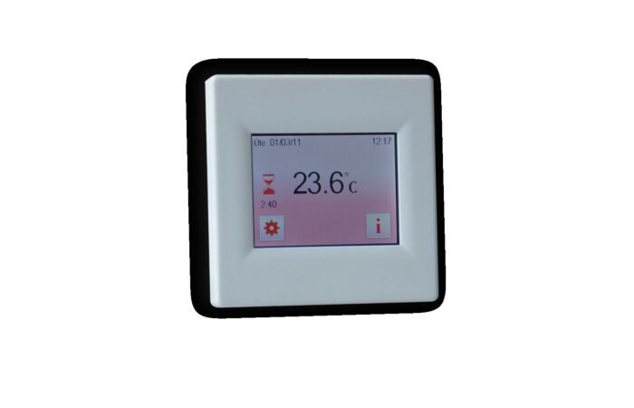 FENIX Termostat TFT dotykový elektronický, programovatelný, snímá teplotu prostoru i podlahy
