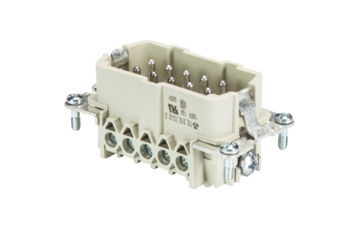 WIELAND Díl 70.310.1040.0 500V 16A pro konektor 10-pólový+PE vidlicový