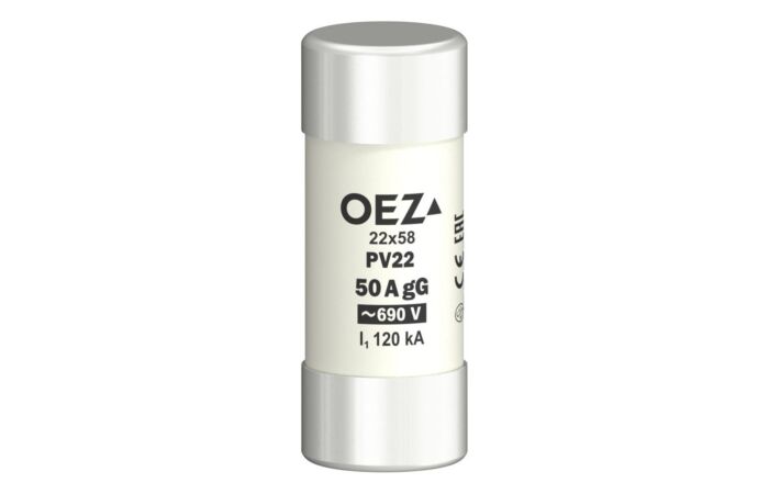 OEZ Pojistka válcová 50A PV22-GG