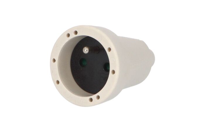 FAMATEL Spojka 2107-B 230V/16A IP20 bílá