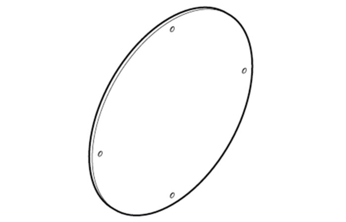 SCAME Čelo SC92068 bez otvorů pro SC92063