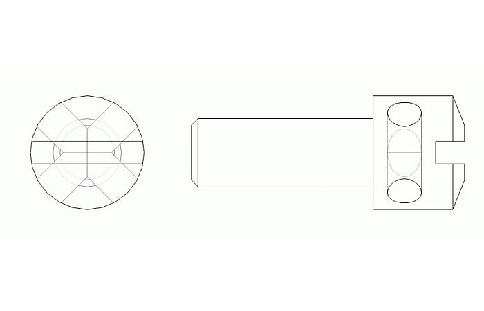 ELPLAST Šroub M 6x 16 plombovací