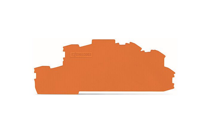 WAGO Bočnice 2003-6693 koncová a separátor 1 mm jen pro pojistkové moduly, oranžová